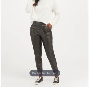 Spanx leather joggers